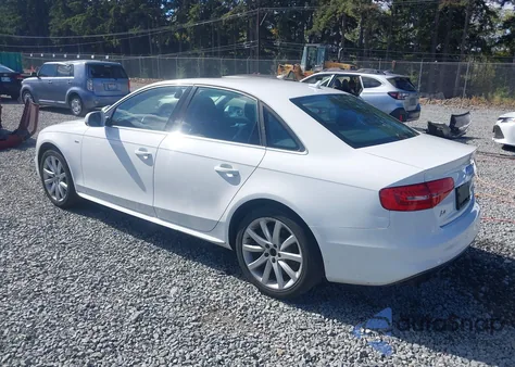 2014 Audi A4 2.0T Premium from USA, damaged, VIN WAUBFAFL3EA063087